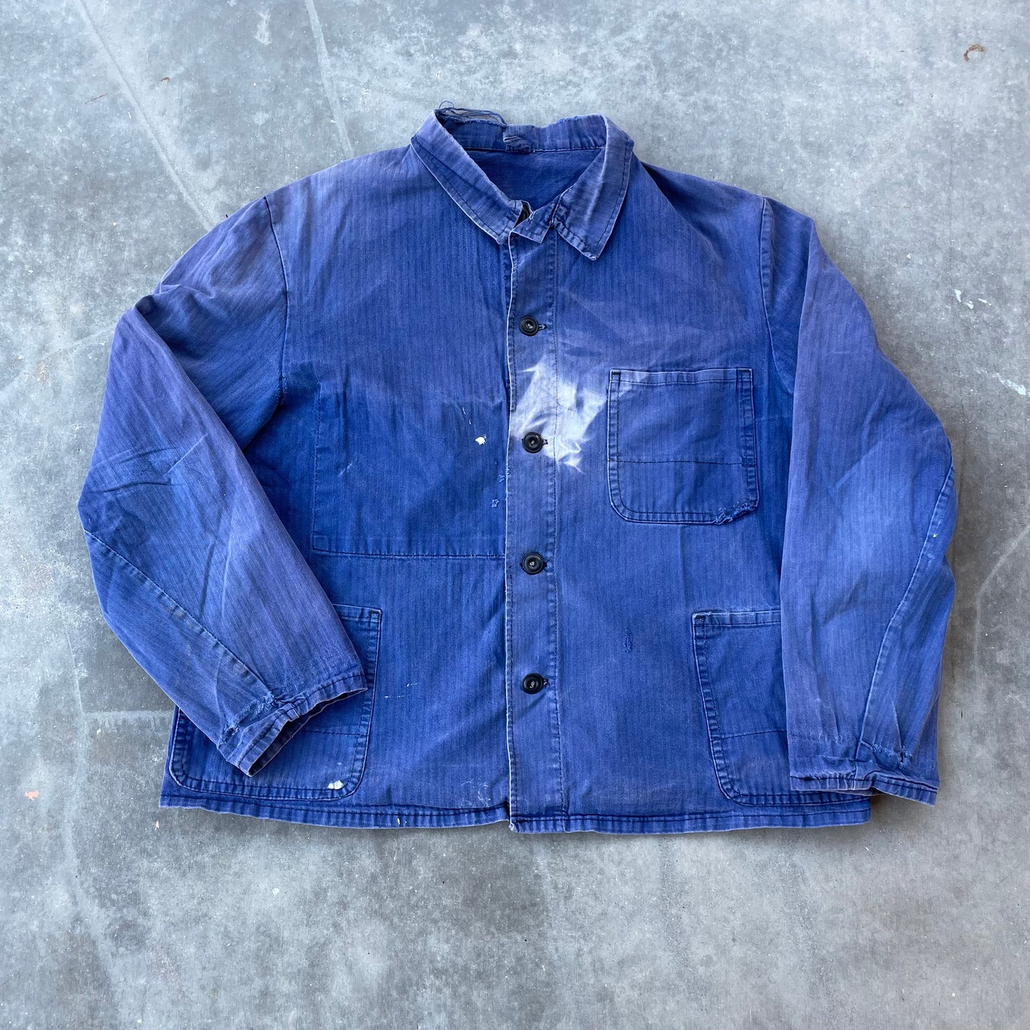 French Herringbone Twill Chore Jacket