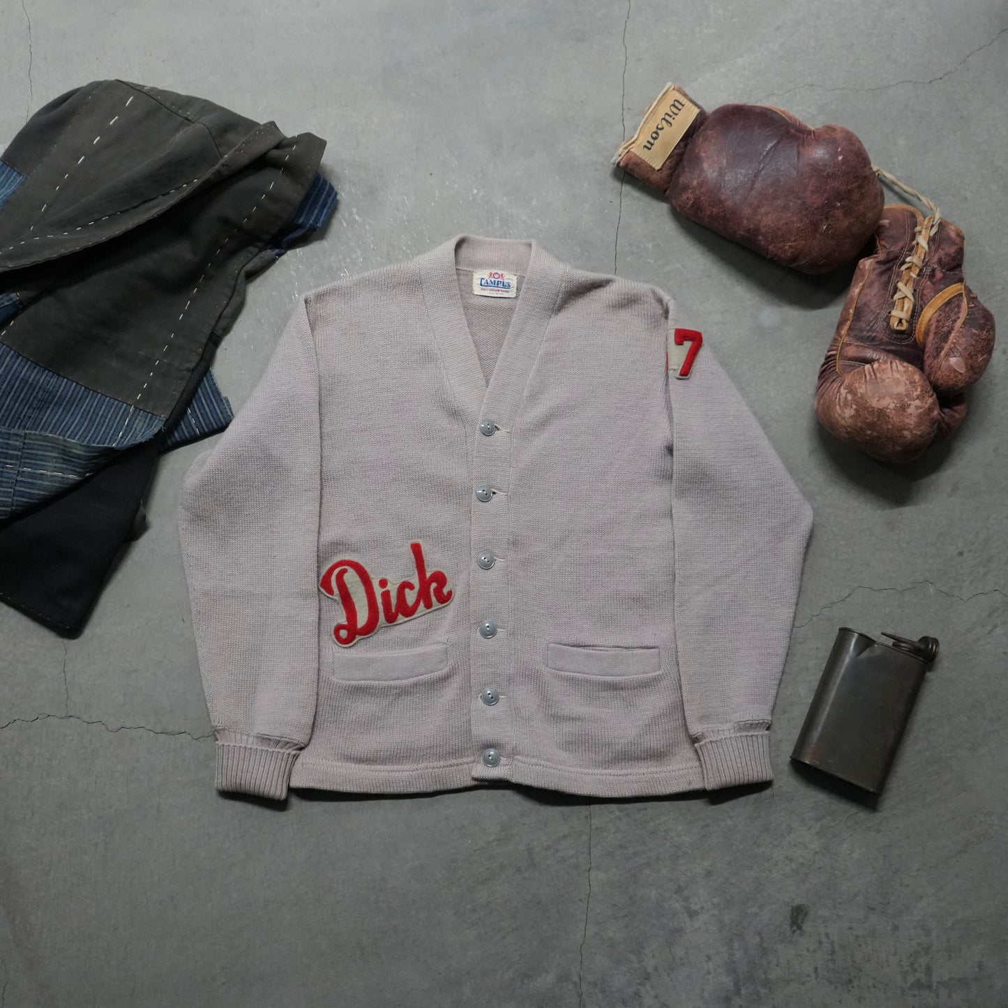 50s campus varsity cardigan