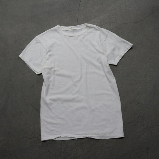 60s white cotton tee
