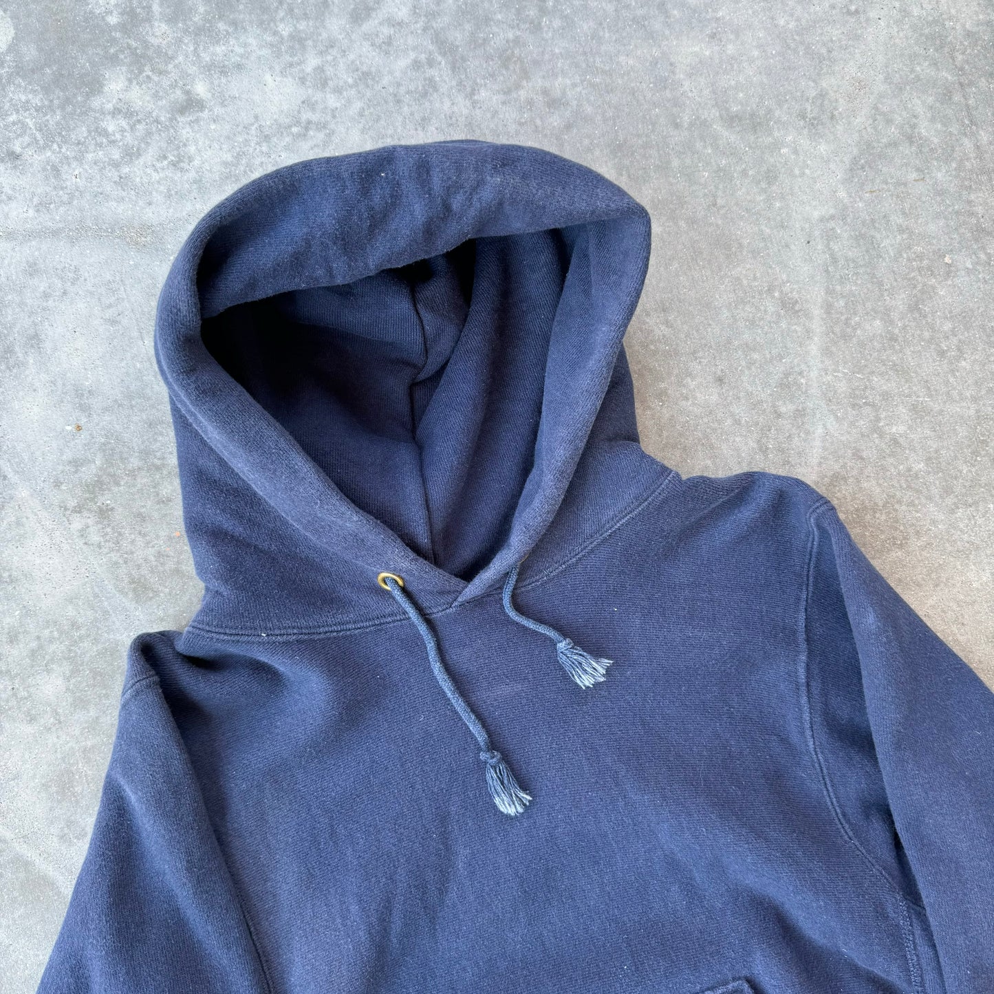 80s champion lands end reverse weave hoodie