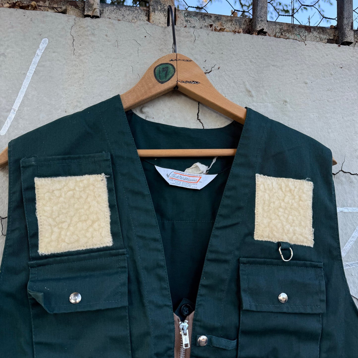 70s roebucks fishing vest